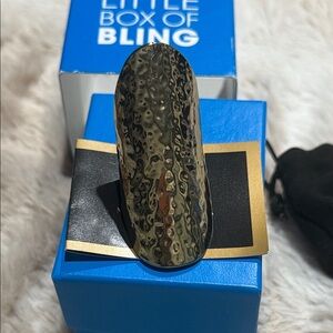 Gold Textured Ring by Melissa Gorga